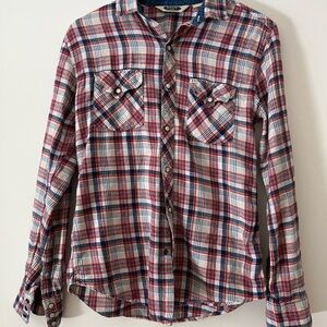 Vintage Salt Valley Western Plaid Shirt